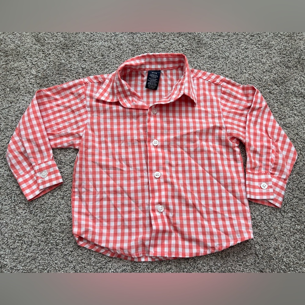 Nautica boys 3t plaid button down shirt